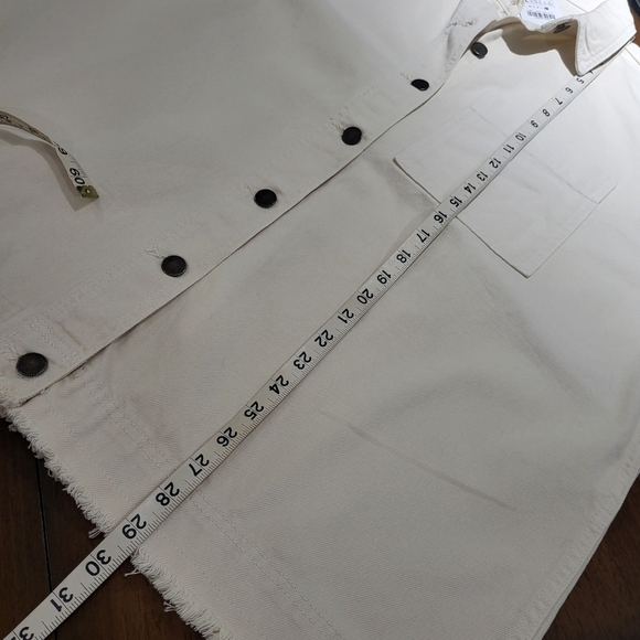 Zara Cream Button-Up Jacket - Picture 8 of 15